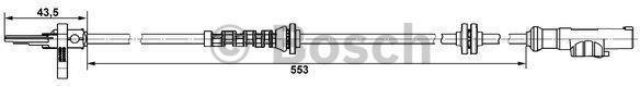 Bosch Czujnik, prędkosć obrotowa koła 0 265 007 896