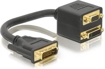 Delock DVI-I-DVI-I + VGA (65052)