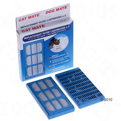 Cat Mate Pet Mate Filtry zapasowe do poidełka - 2 filtry zapasowe