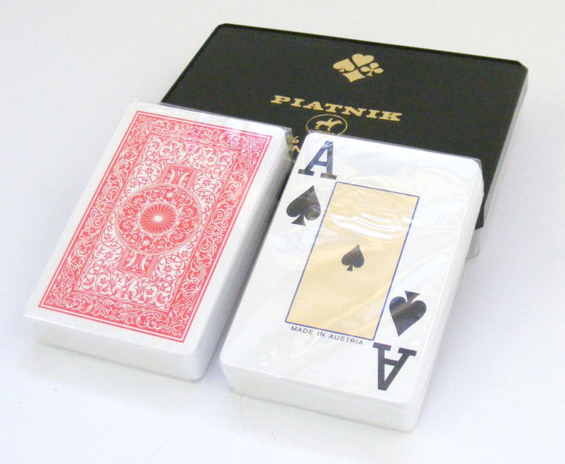 Piatnik Karty do poker 100% plastik