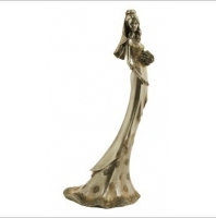 Veronese STATUETKA PANNA MŁODA Z BUKIETEM RÓŻ