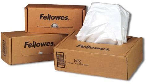 Fellowes Worki do niszczarek 23-28 litrów 70S 75Cs 73Ci 79Ci 450Ms 460Ms 100 szt./opak NB-7197