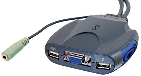 CABLESTOGO Cables To Go TRULINK VGA/USB Micro KVM with Audio (2 port) 81726