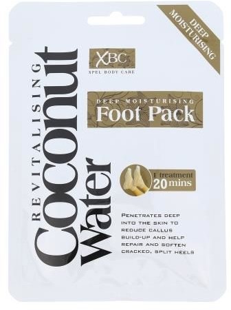 Xpel Xpel Coconut Water Deep Moisturising Foot Pack 1szt W Maseczka do stóp 71243