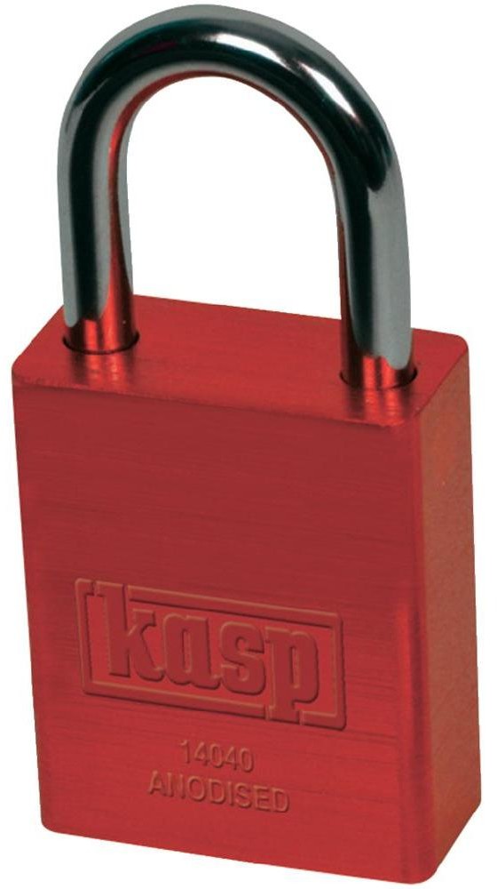 Kasp Kłódka K14040REDD 38 mm Czerwony