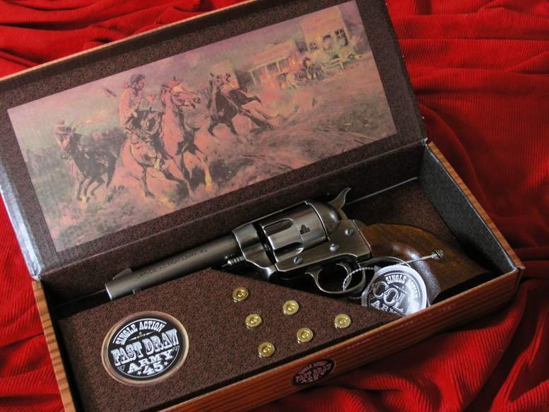 Hiszpania COLT PEACE MAKER 1873r SINGLE ACTION ARMY CAL 45 krótki stalowy polero