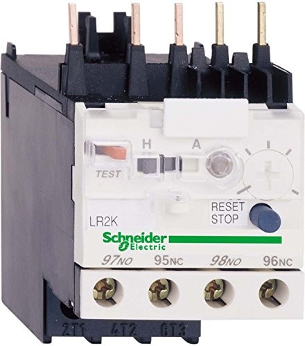 Schneider Electric LR2 K0306 LR2-K, przed przeciążeniem Thermo Differential, klasa 1 i 1 NC, brak przekaźnika 10 A, 250 V DC, 690 Vac, 400 HZ, 0.8/1.2amps (LR2K0306)