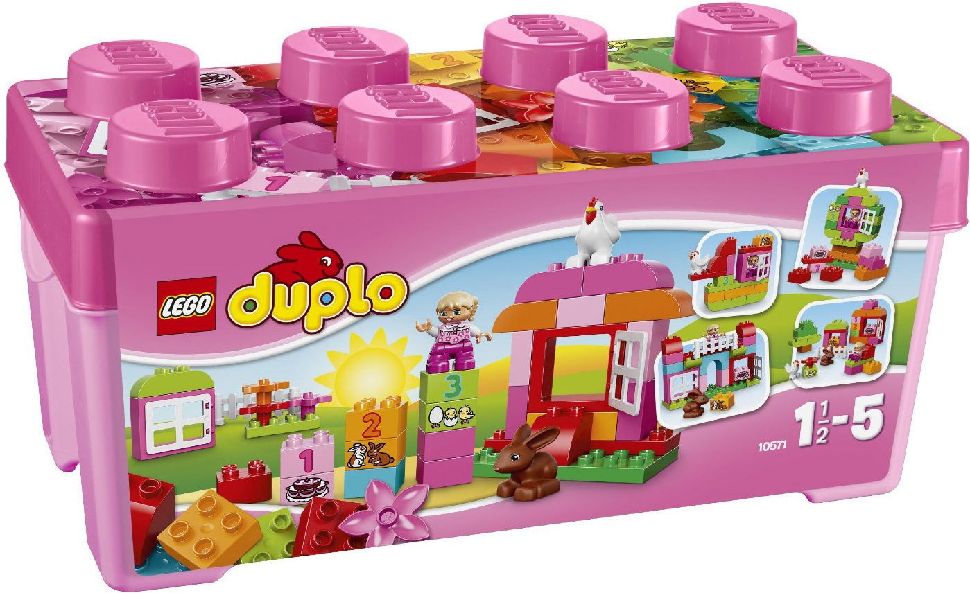 LEGO Duplo Zestaw z różowymi klockami 10571