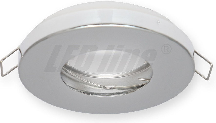 LED line Oprawa Oprawa LED halogenowa wodoodporna stała okrągła kolor chrom IP6 (245435)