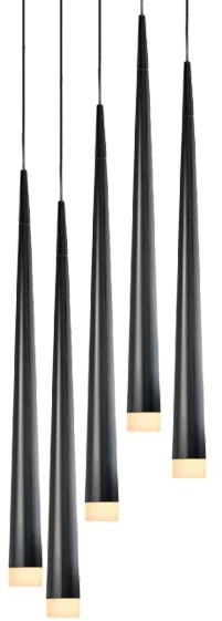 Azzardo Lampa wisząca STYLO 5 Black by MD1220A- 5 BK