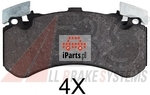 A.B.S. Klocki hamulcowe - komplet 37894