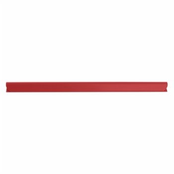 DONAU LISTWA ZACISKAJĄCA , PVC, A4, 10MM, DO 100 KARTEK, CZERWONA