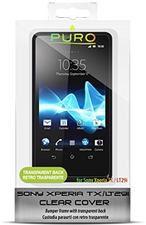 PURO Back Case Clear Sony Xperia TX/lt29i czarny