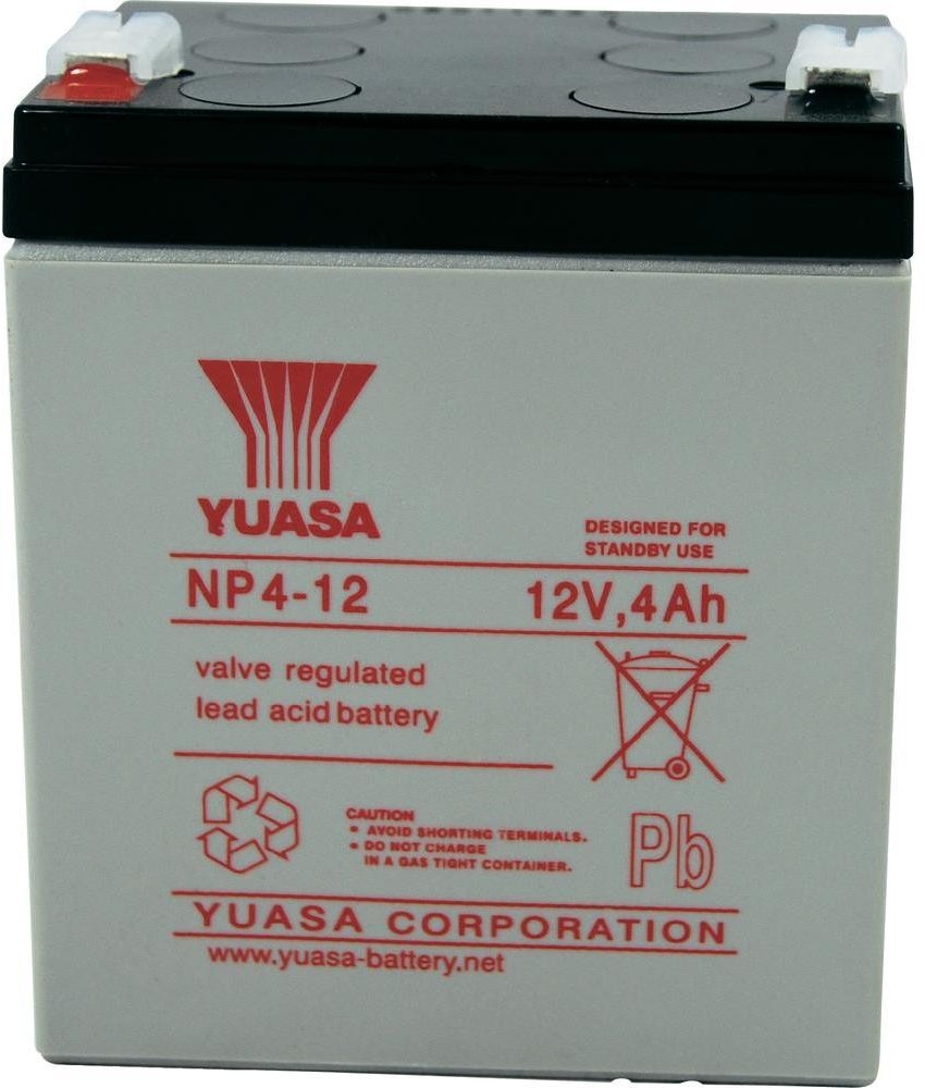Yuasa Akumulator żelowy AGM Yuasa NP4-12 12 V 4 Ah