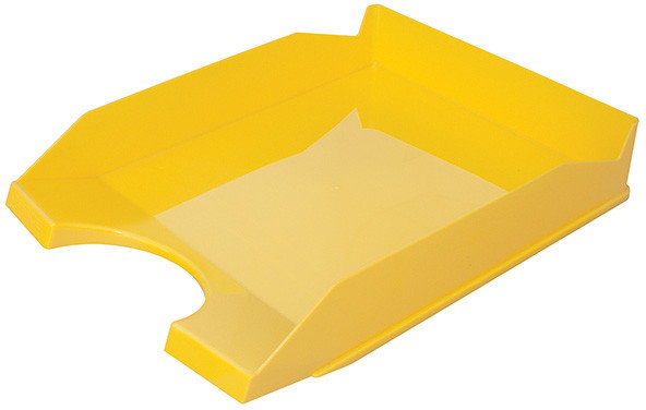 Office products Szufladka na biurko , polistyren/PP, A4, żółta 18016021-06