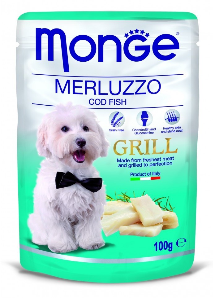 Monge Dog Grill Dorsz 100G