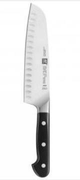 Zwilling Pro Santoku Nóż pojedynczy wydrążona krawędź 180 mm 38408-181-0