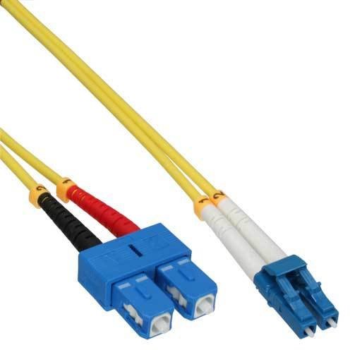 InLine 88656 N LWL Duplex Cable (LC/SC, 9/125 m, OS2, 3 m) 4043718150892