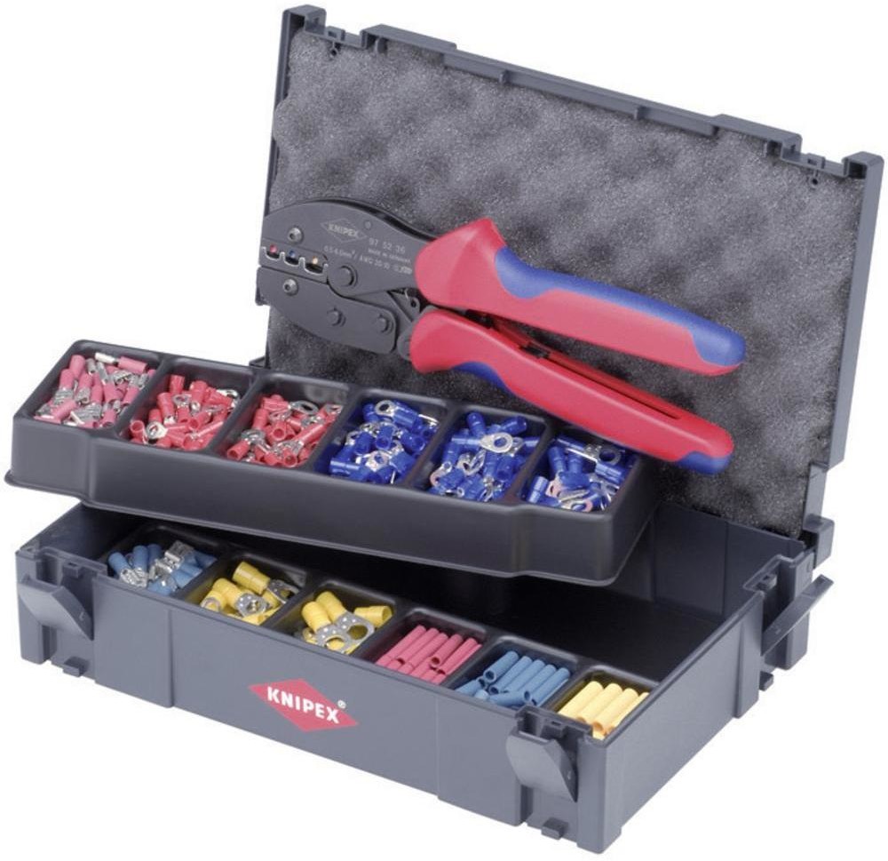 Knipex Dodatki do matryc zagniatających 97 90 21 220 mm do złączek kablowych 285 szt