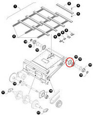 CNH ZĘBATKA PRZENOŚNIKA POCHYŁEGO 84038625