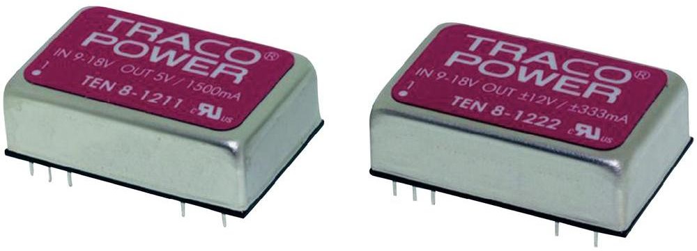 TracoPower Przetwornica DC/DC 8 W 110 V/12 V TEN 8-7212WI TEN 8-7212WI