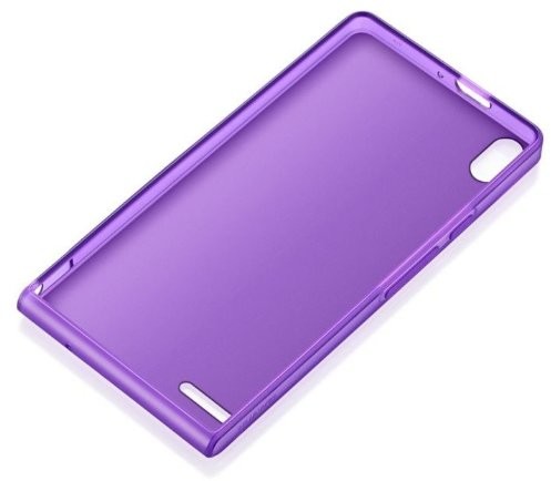 Huawei Ascend P6 Edge TPU etui ochronne, fioletowy
