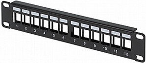 Abcvision PATCHPANEL DO ZŁĄCZ KEYSTONE PP10-12/K