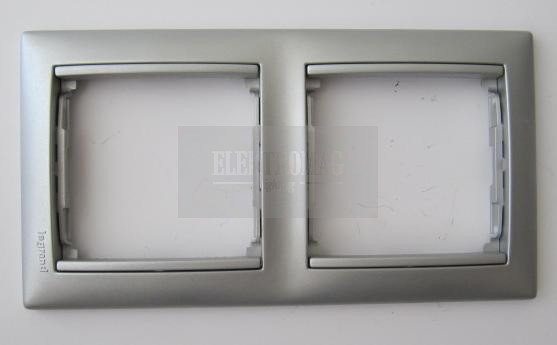 Legrand ALUMINIUM Ramka X2 POZIOMA 770152