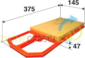 Valeo Filtr powietrza 585075
