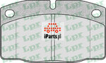 LPR Klocki hamulcowe - komplet 05P190