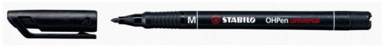 Stabilo Foliopis OHPen M 1mm czarny 843/46