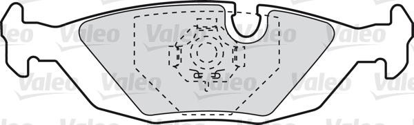VALEO klocki hamulcowe 598103 598103