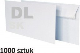 Bong Koperta DL białe SK samoklejące 1000 sztuk 2204