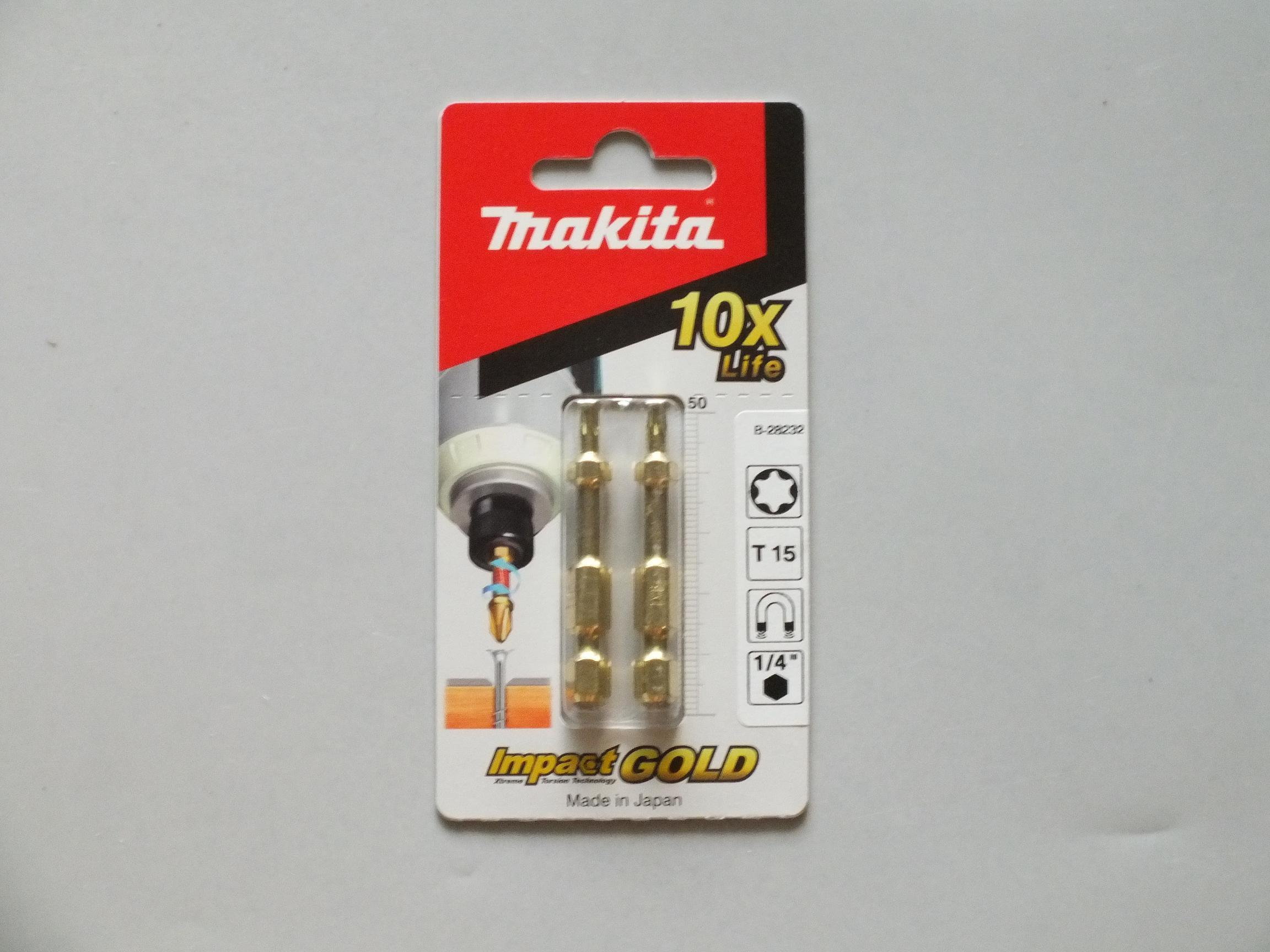Makita SKRĘTNE MAGNETYCZNE zestaw bitów IMPACT GOLD B-28232