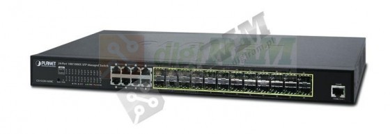 Planet GS-5220-16S8CR Switch zarz 24xSFP 1G 48VDC GS-5220-16S8CR