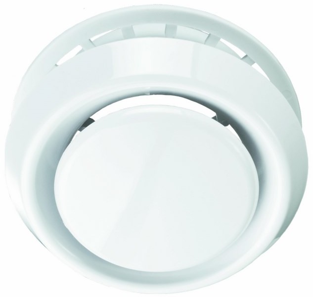 Vents Anemostat z kołnierzem 125 mm