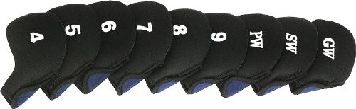 Longridge Uni Golf Żelazo Okapy Kuchenne Deluxe Neoprenu, Czarny (ICNEBD)