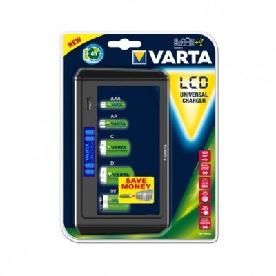 Varta adowarka LCD Universal CHARGER 9V/R14/R20 bez akumulatorów BAVA ŁAD 57678