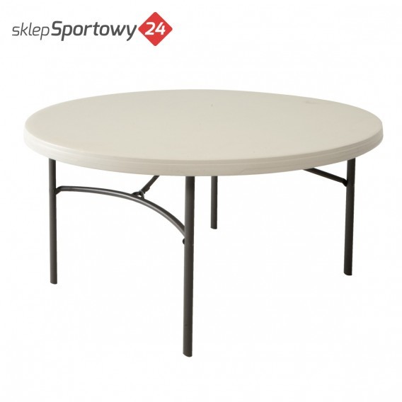 LIFETIME STÓŁ SKŁADANY OKRĄGŁY 152 CM MIGDAŁ 80121 /