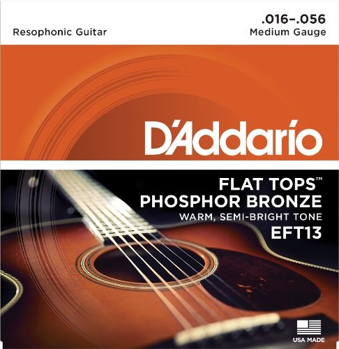 D'Addario EFT ścienny TOPS Acoustic Guitar Strings EFT13