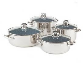 Kolimax Zestaw garnków Cerammax Pro Standard 8 części Szara