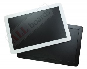 Allboards Tablica czarna kredowa w ramie drewnianej Smartphone Biała 90x60 cm TB96iPB