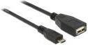 Delock Kabel USB USB OTG BM-AF0.5 m 83183