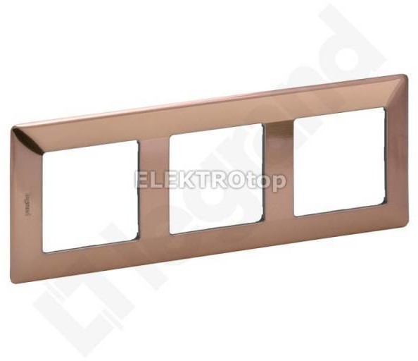 Legrand 754163VALENA LIFE RAMKA X3 MIEDZIANY