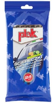 Atas ŚCIERECZKI DO SZYB PLAK CYTRYNA Z LIMONKĄ 24 SZT