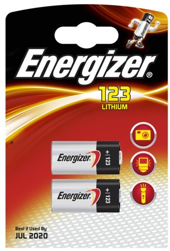Energizer 2 x bateria foto litowa CR123