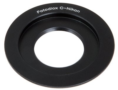 Fotodiox LENS Mount Adapter, C-MOUNT Movie Lens to Nikon F-AS D7200, D5000, D3000, D300S i wyszukiwania Mount Camera D90 DX C-Mount Nikon
