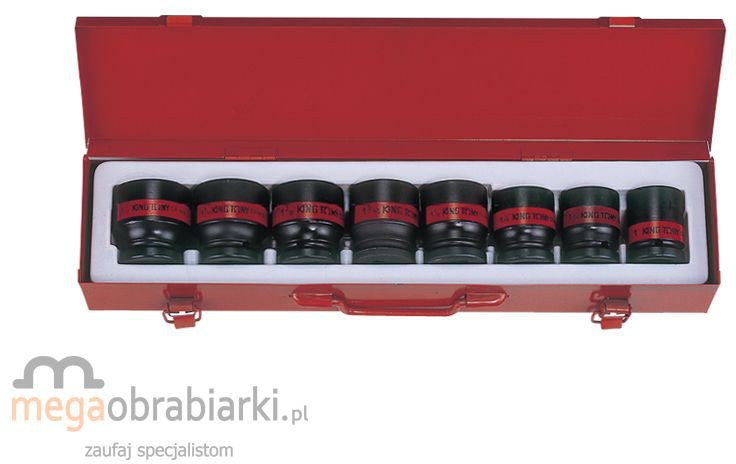 KING TONY zestaw nasadek udarowych, 8 szt 6409SP10