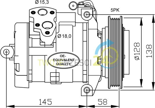 NRF Kompresor, klimatyzacja 32697