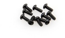 Axial M2.6x6mm Hex Socket Tapping Button Head (Black) AXA0422